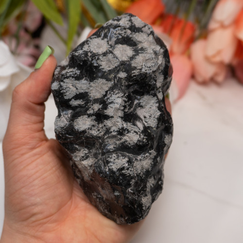 Snowflake Obsidian Large Raw #2