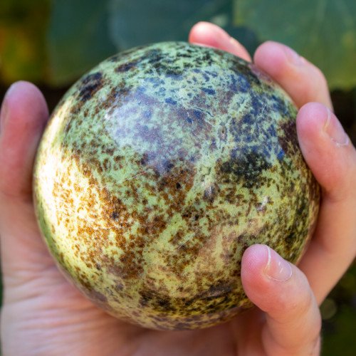 Large Green Opal Sphere