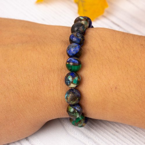Malachite and Azurite Bracelet