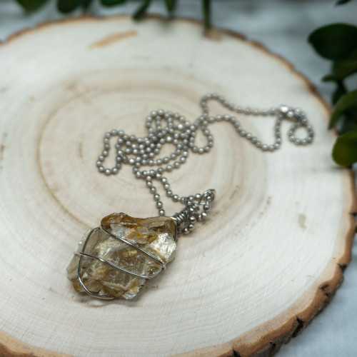 Pineapple Muscovite Necklace #1