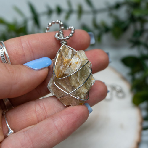 Pineapple Muscovite Necklace #1