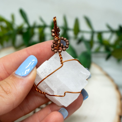 White Calcite Necklace #1