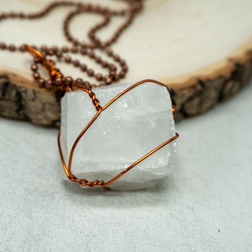 White Calcite Necklace #1