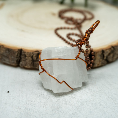 White Calcite Necklace #1