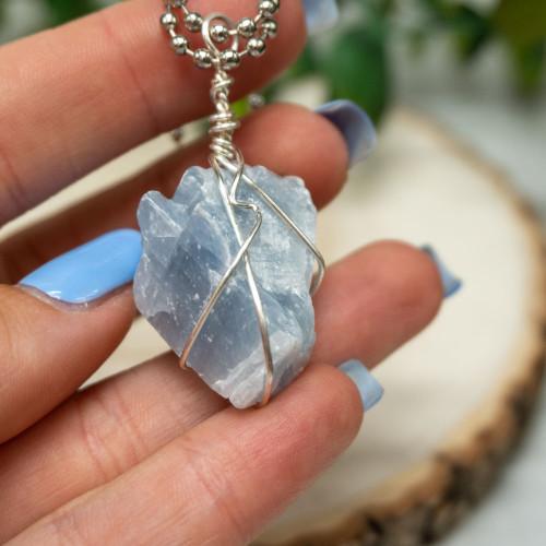 Blue Calcite Necklace #1