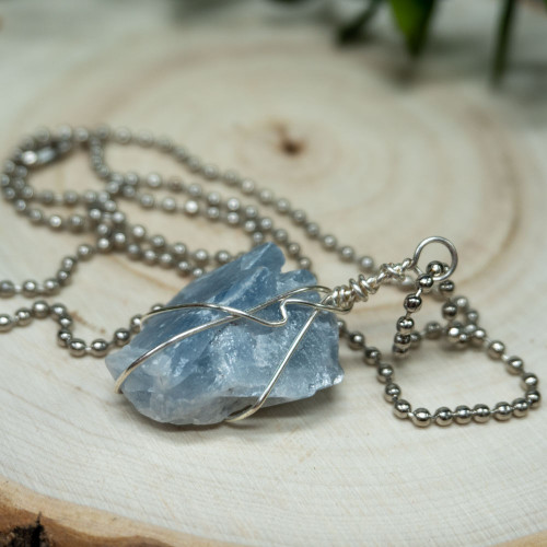 Blue Calcite Necklace #1