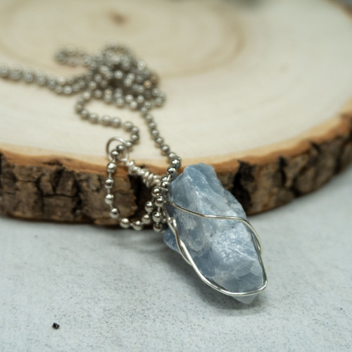 Blue Calcite Necklace #1