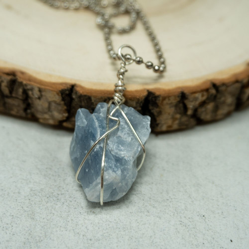 Blue Calcite Necklace #1