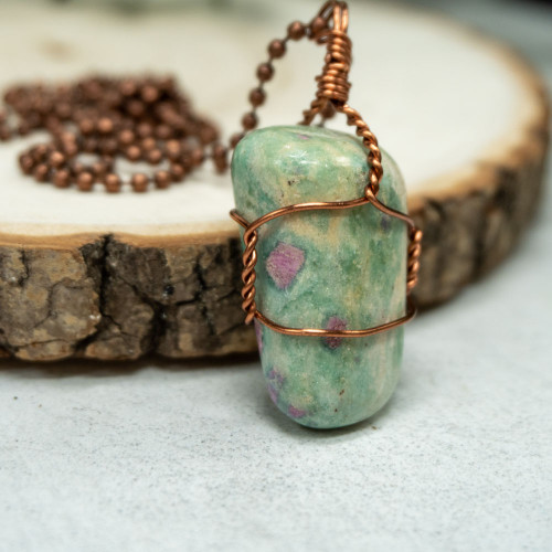 Ruby Fuchsite Necklace #1