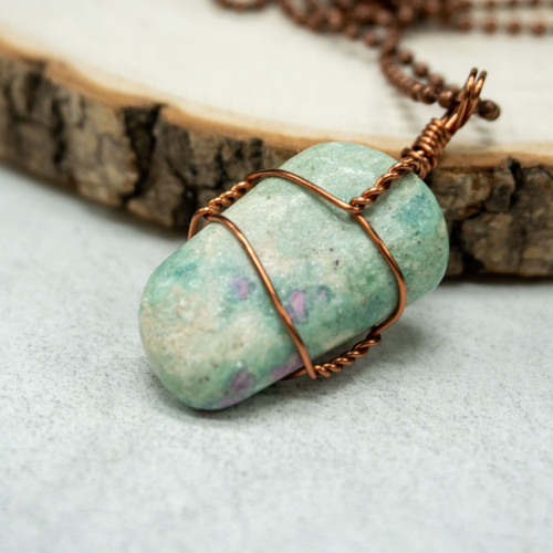 Ruby Fuchsite Necklace #1