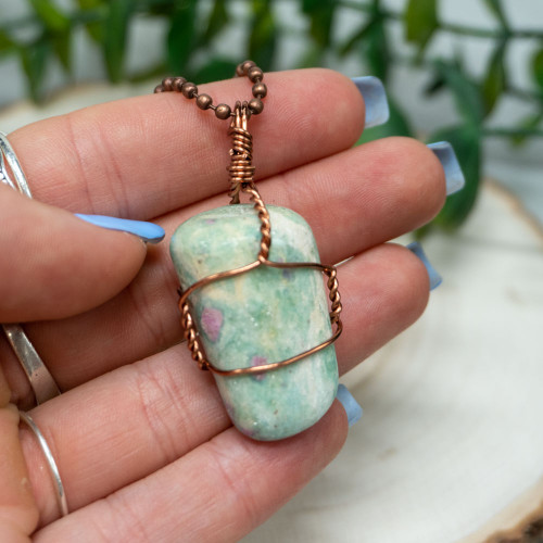 Ruby Fuchsite Necklace #1