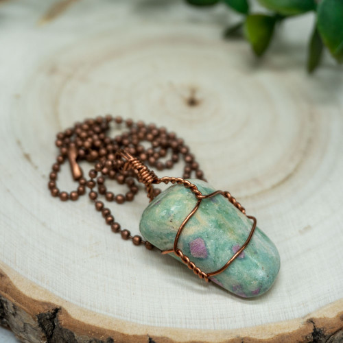 Ruby Fuchsite Necklace #1