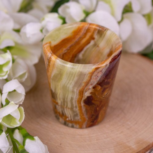 Green Onyx Shot Glass