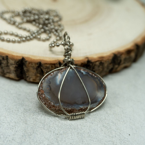 Botswana Agate Necklace #1