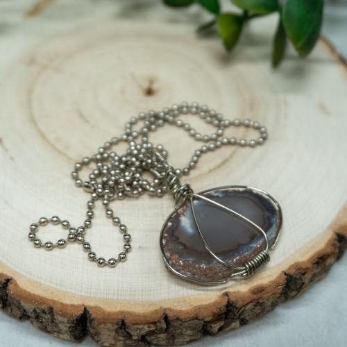 Botswana Agate Necklace #1