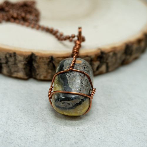 Bumblebee Jasper Necklace #2 - The Crystal Council