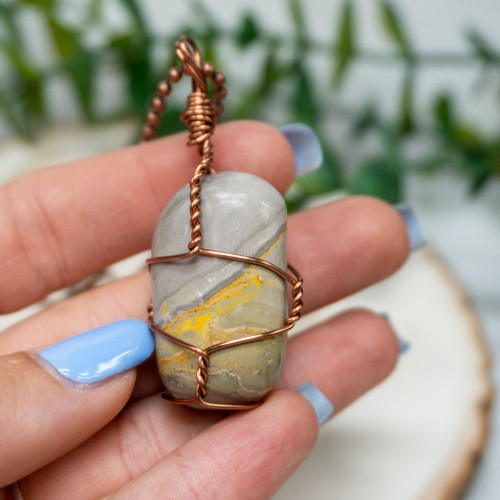 Bumblebee Jasper Necklace #1