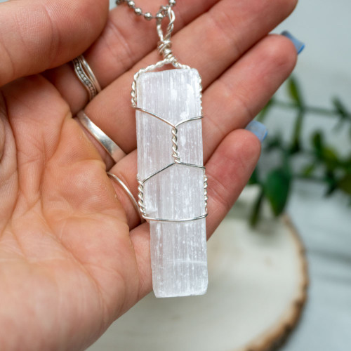 Selenite Necklace #1