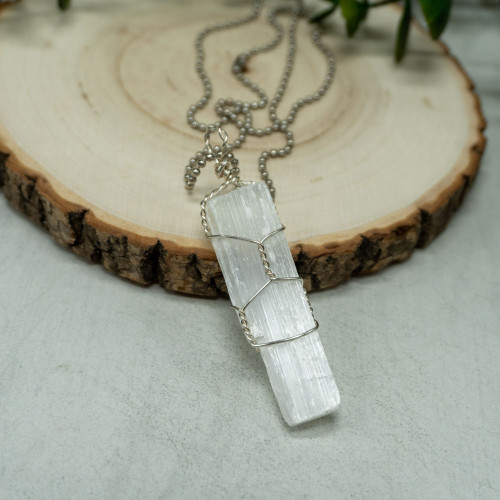 Selenite Necklace #1