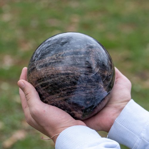 Black Moonstone Sphere XL