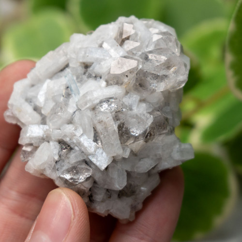 Aquamarine on Quartz and Calcite #1