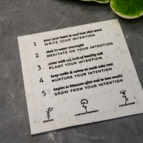 "I AM" Plantable Intention Cards