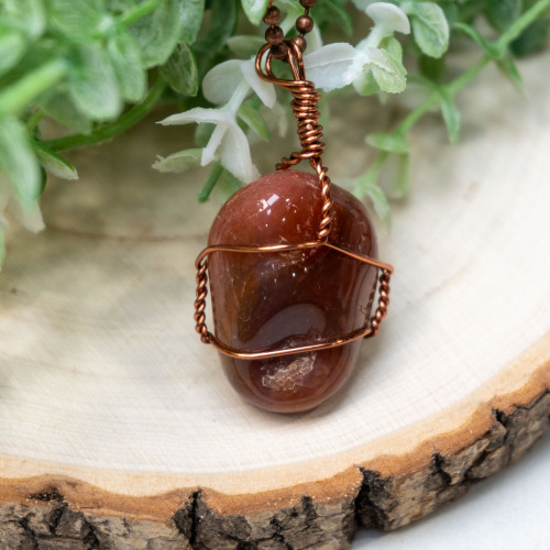 Carnelian Wire Wrap #2