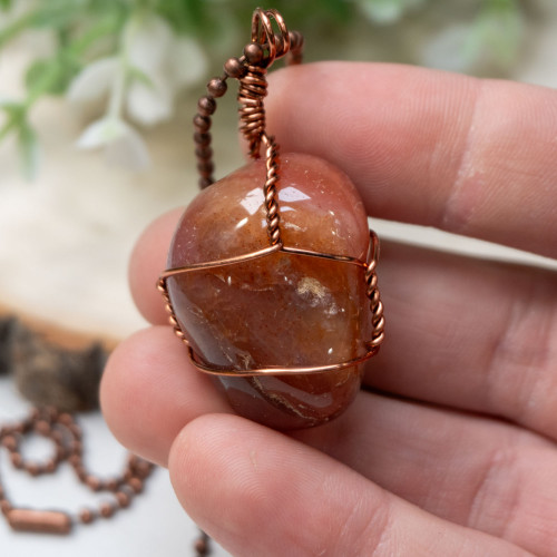 Carnelian Wire Wrap #2