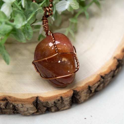 Carnelian Wire Wrap #2