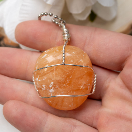 Sherbet Calcite Wire Wrap