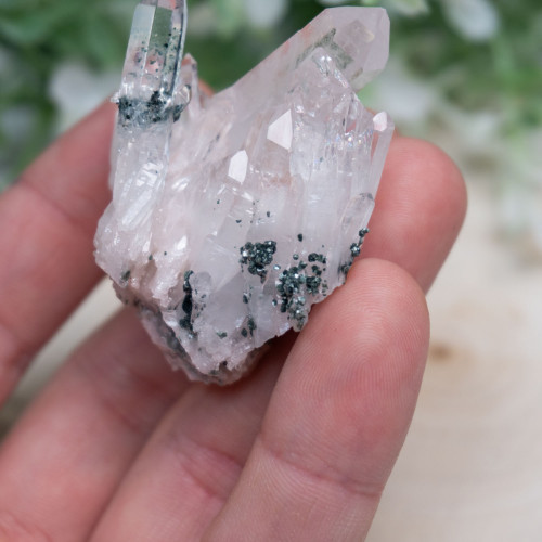 Pink Lithium Quartz with Fuchsite #3