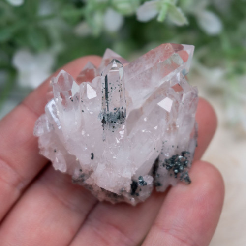 Pink Lithium Quartz with Fuchsite #3