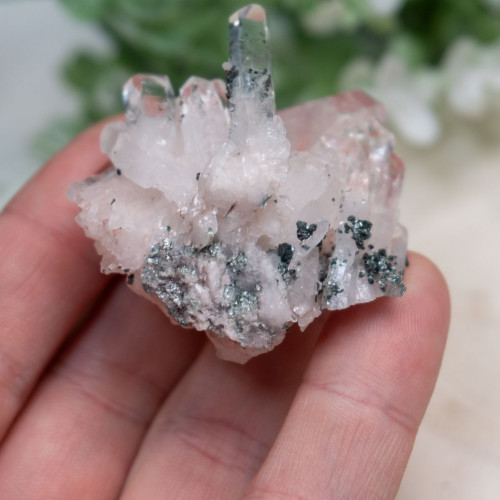 Pink Lithium Quartz with Fuchsite #3