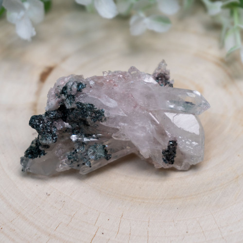 Pink Lithium Quartz with Fuchsite #1