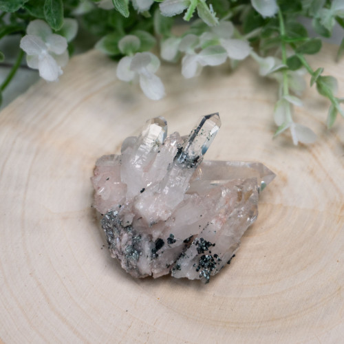 Pink Lithium Quartz with Fuchsite #3