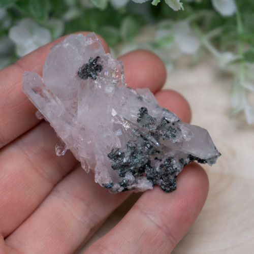 Pink Lithium Quartz with Fuchsite #1