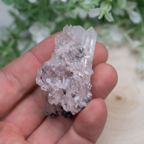 Pink Lithium Quartz with Fuchsite #1