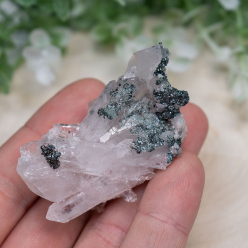 Pink Lithium Quartz with Fuchsite #1