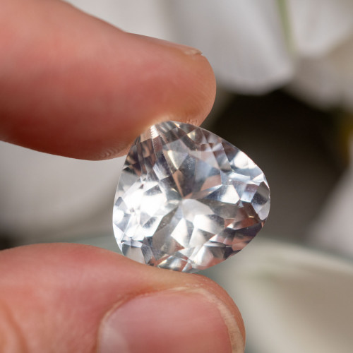 Faceted Colombian Quartz #3