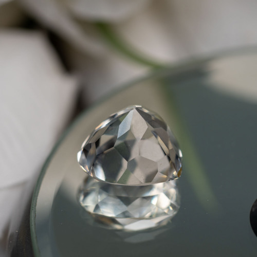 Faceted Colombian Quartz #1