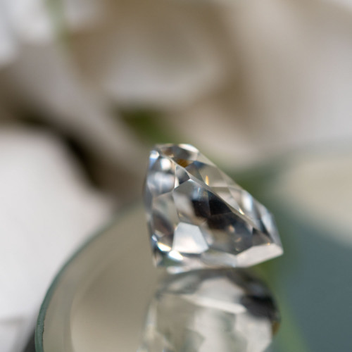 Faceted Colombian Quartz #1