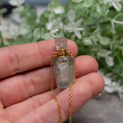 Green Fluorite Jar Necklace #1