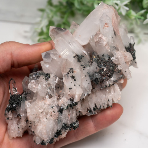 Large Pink Lithium Quartz with Fuchsite #1