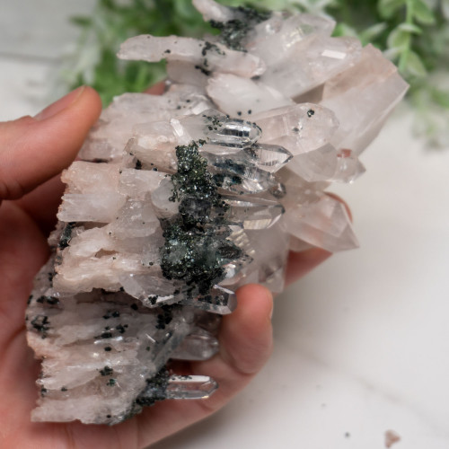 Large Pink Lithium Quartz with Fuchsite #1