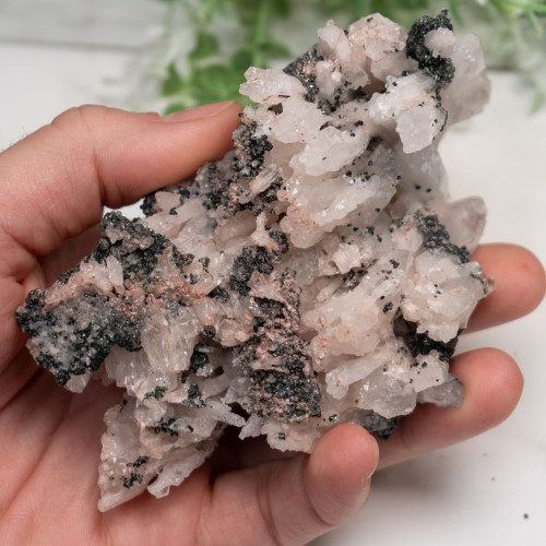 Large Pink Lithium Quartz with Fuchsite #1