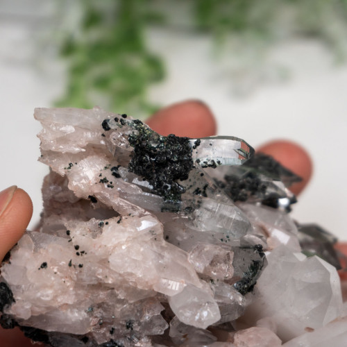 Large Pink Lithium Quartz with Fuchsite #1