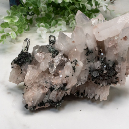 Large Pink Lithium Quartz with Fuchsite #1