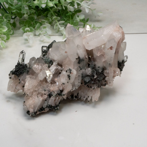 Large Pink Lithium Quartz with Fuchsite #1