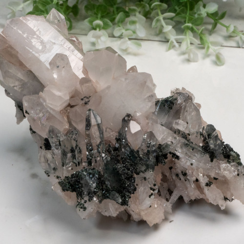 Large Pink Lithium Quartz with Fuchsite #1