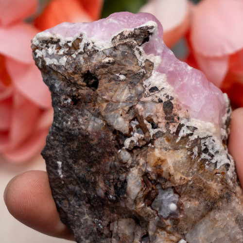 Pink Aragonite Raw #8